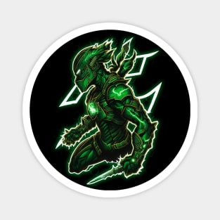 Green Lightning Ranger Magnet